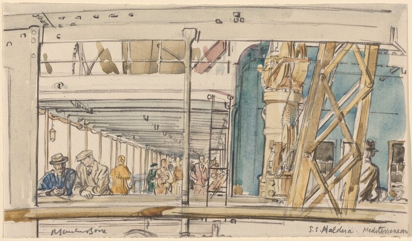 S.S. Naldera, Mediterranean