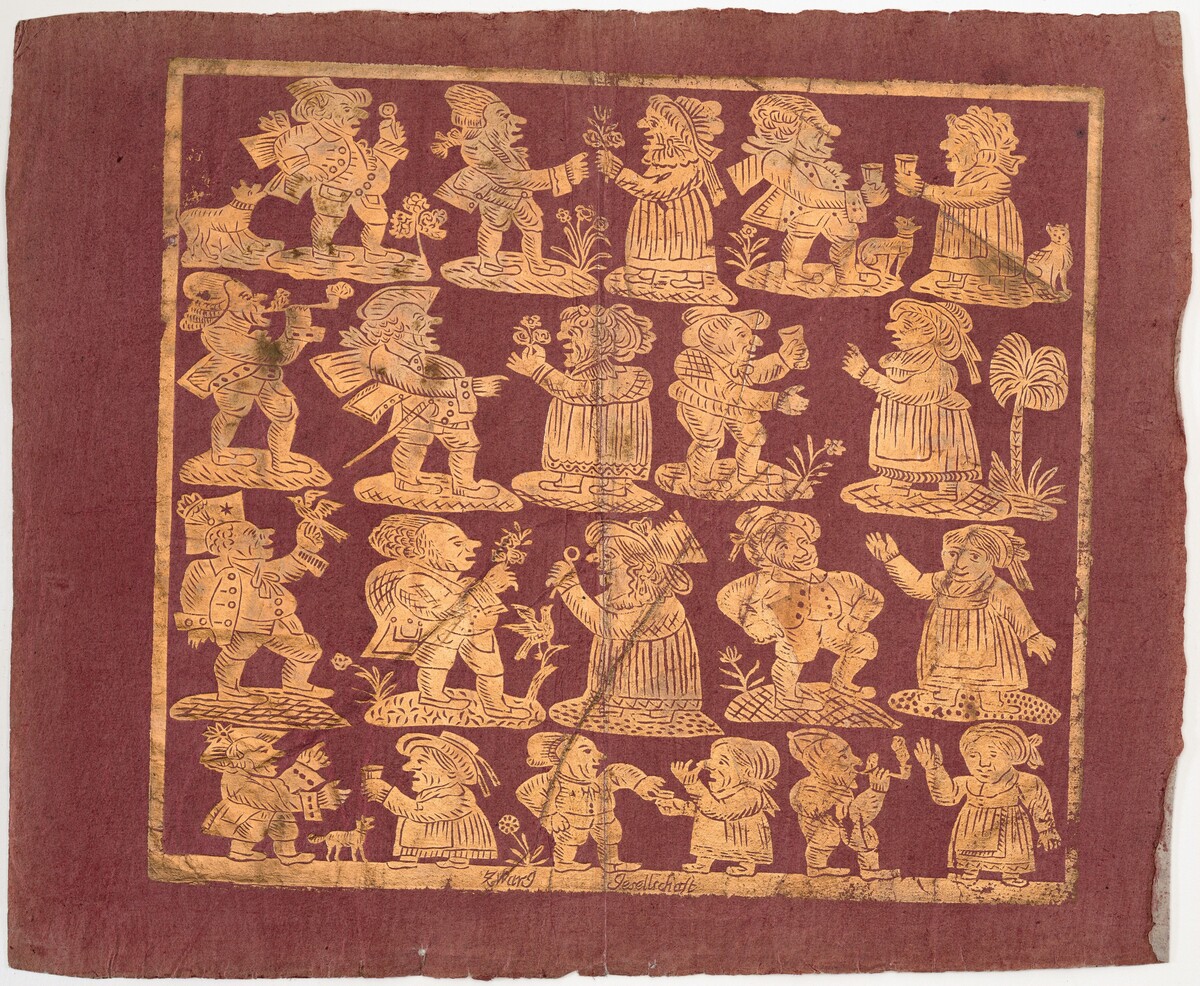 Endpaper - "Zwarg Gesellschaft"