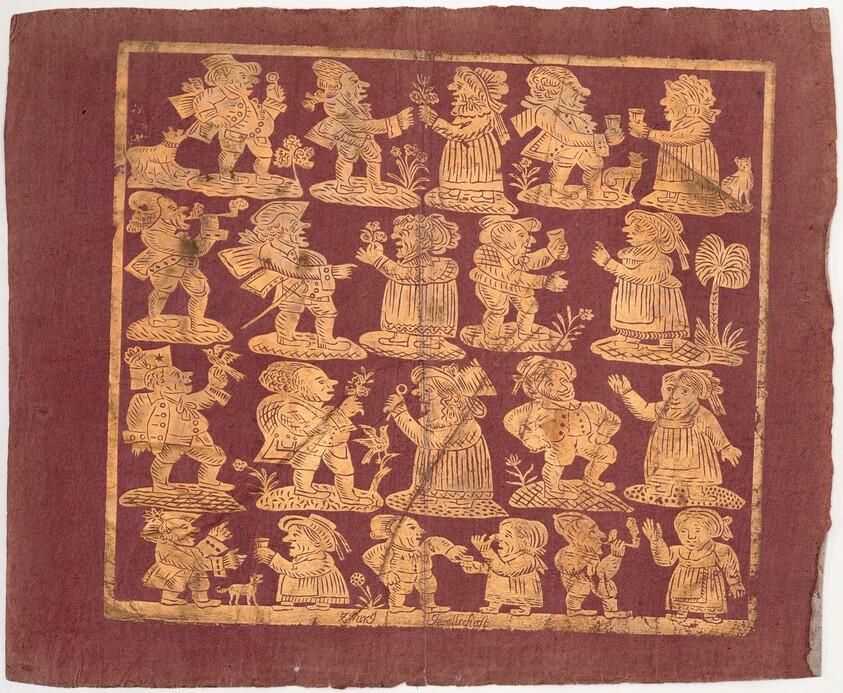 Endpaper - "Zwarg Gesellschaft"