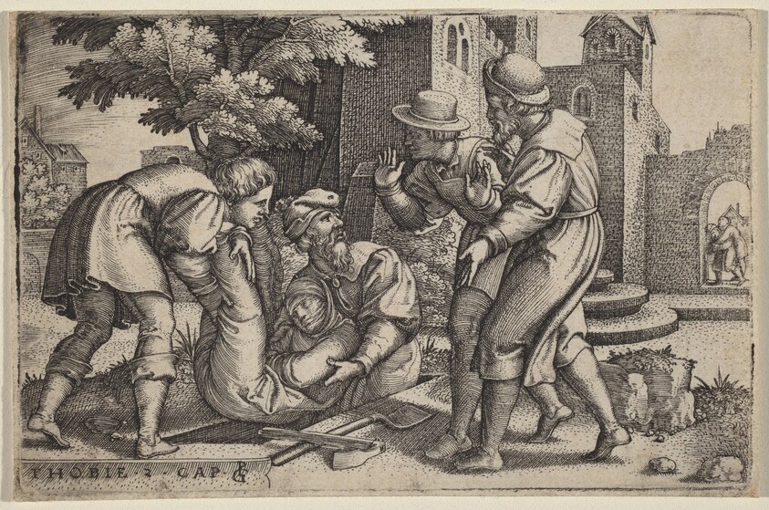 Tobias Burying One of the Children of Israel