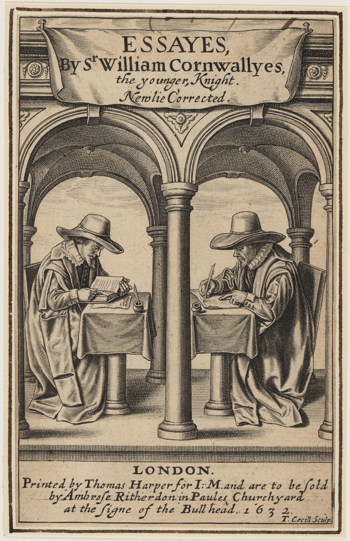 Title Page to Sir William Cornwally's Essays