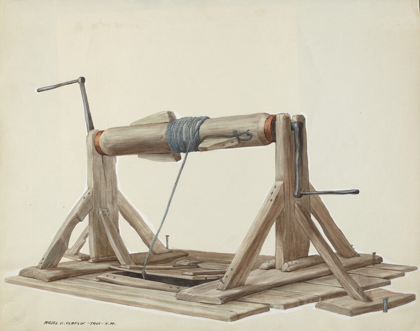 Well with Movable Beam