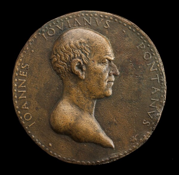 Giovanni Gioviano Pontano, 1426-1503, Poet [obverse]