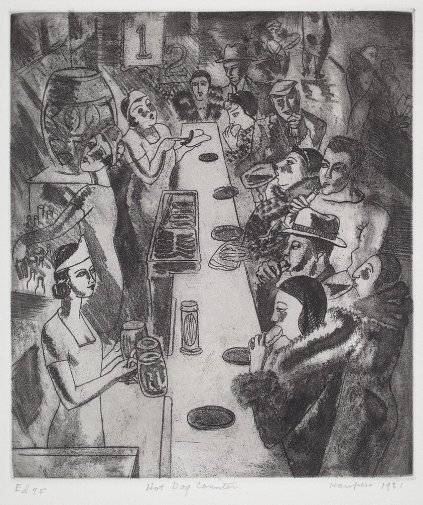 Hot Dog Counter