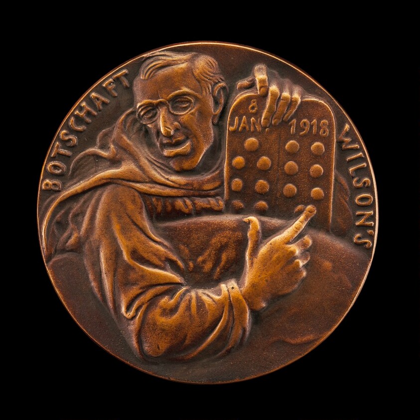 America's Peace Terms: Woodrow Wilson and the Fourteen Points [obverse]