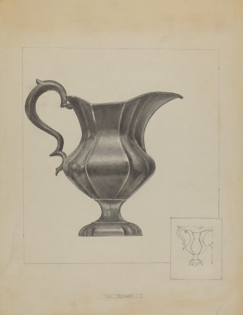 Pewter Pitcher