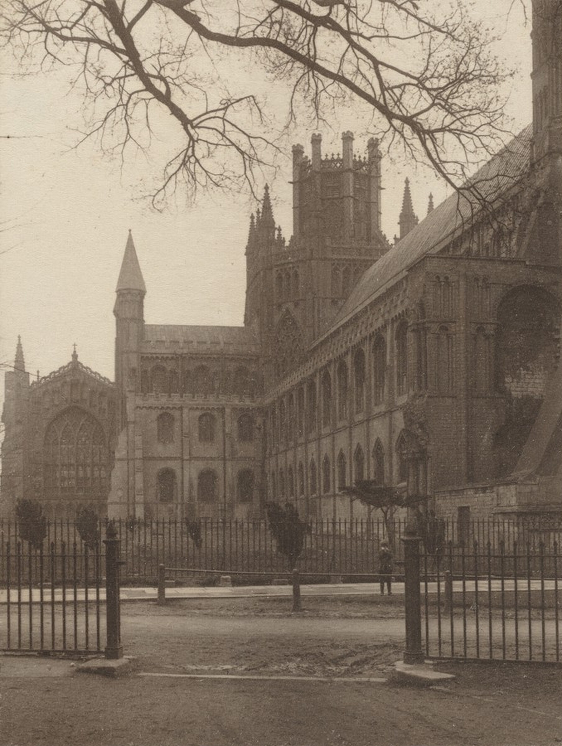 A View of Ely Cathedral, Фредерик Генри Эванс, 1899