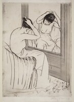 The Coiffure, Mary Cassatt, 1890-1891