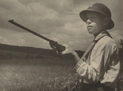 Pioneer with Gun