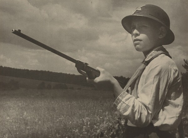 Pioneer with Gun