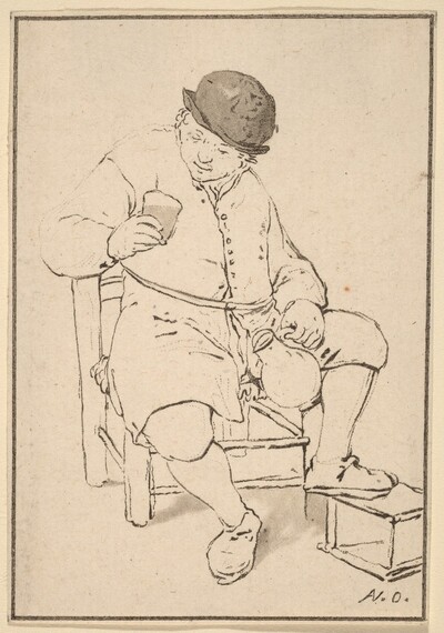 Seated Peasant with Jug