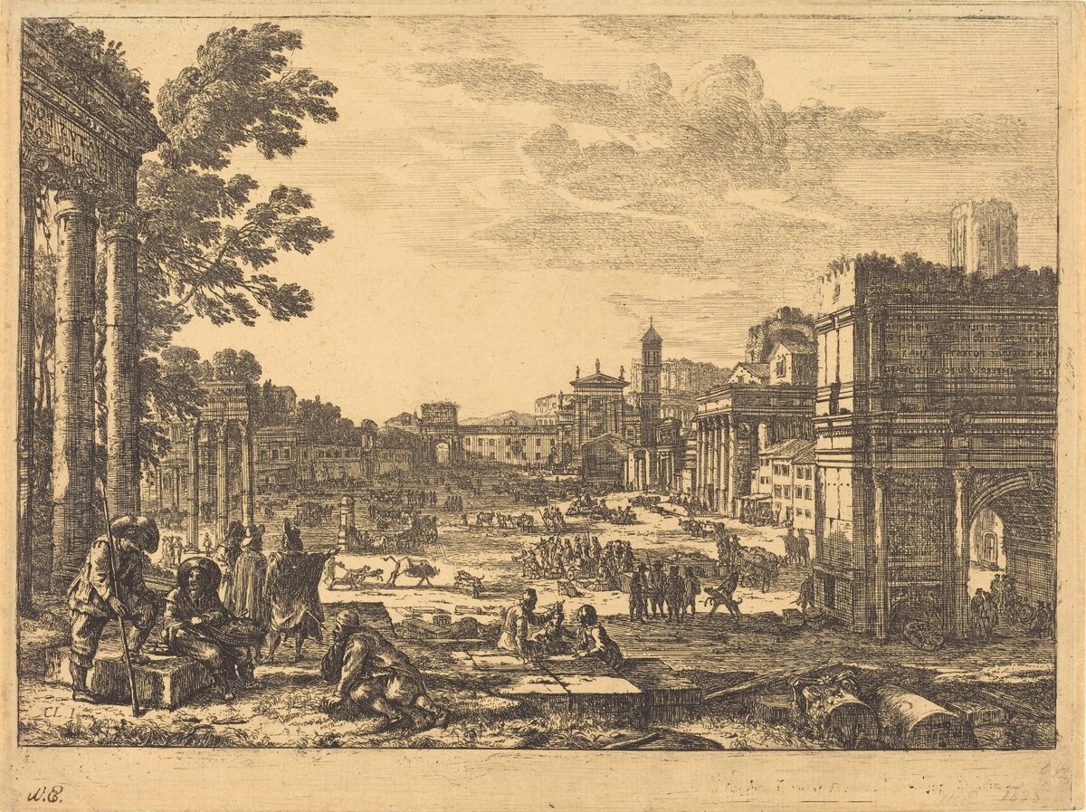 The Roman Forum (Le Campo Vaccino)