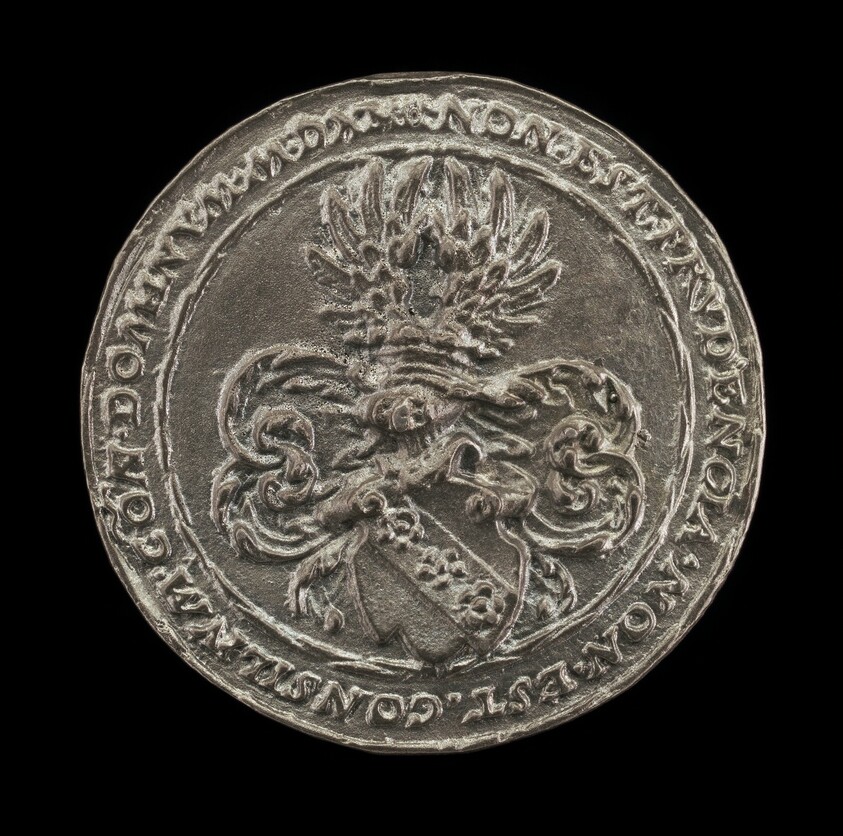 Arms and Inscription [reverse]