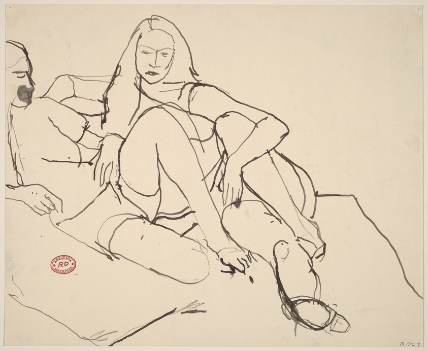 Untitled [two reclining women]