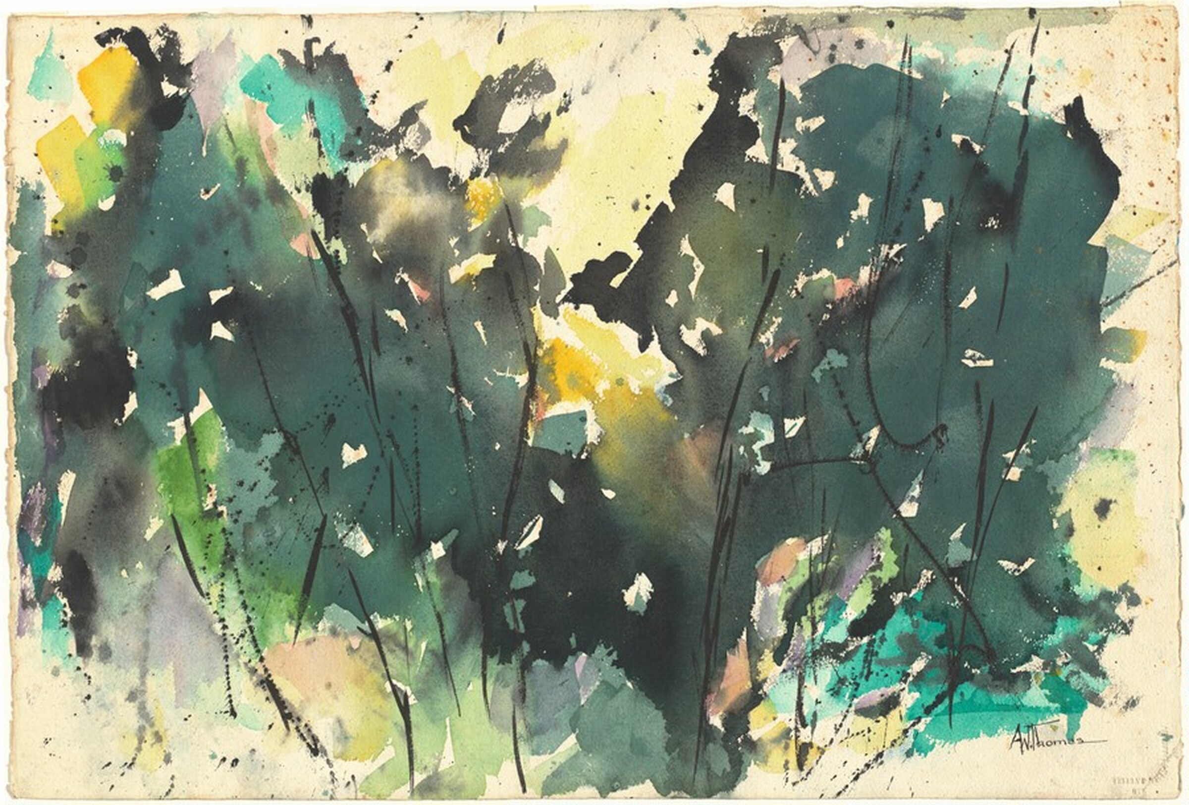 Winter Shadows, Alma Thomas, c. 1960