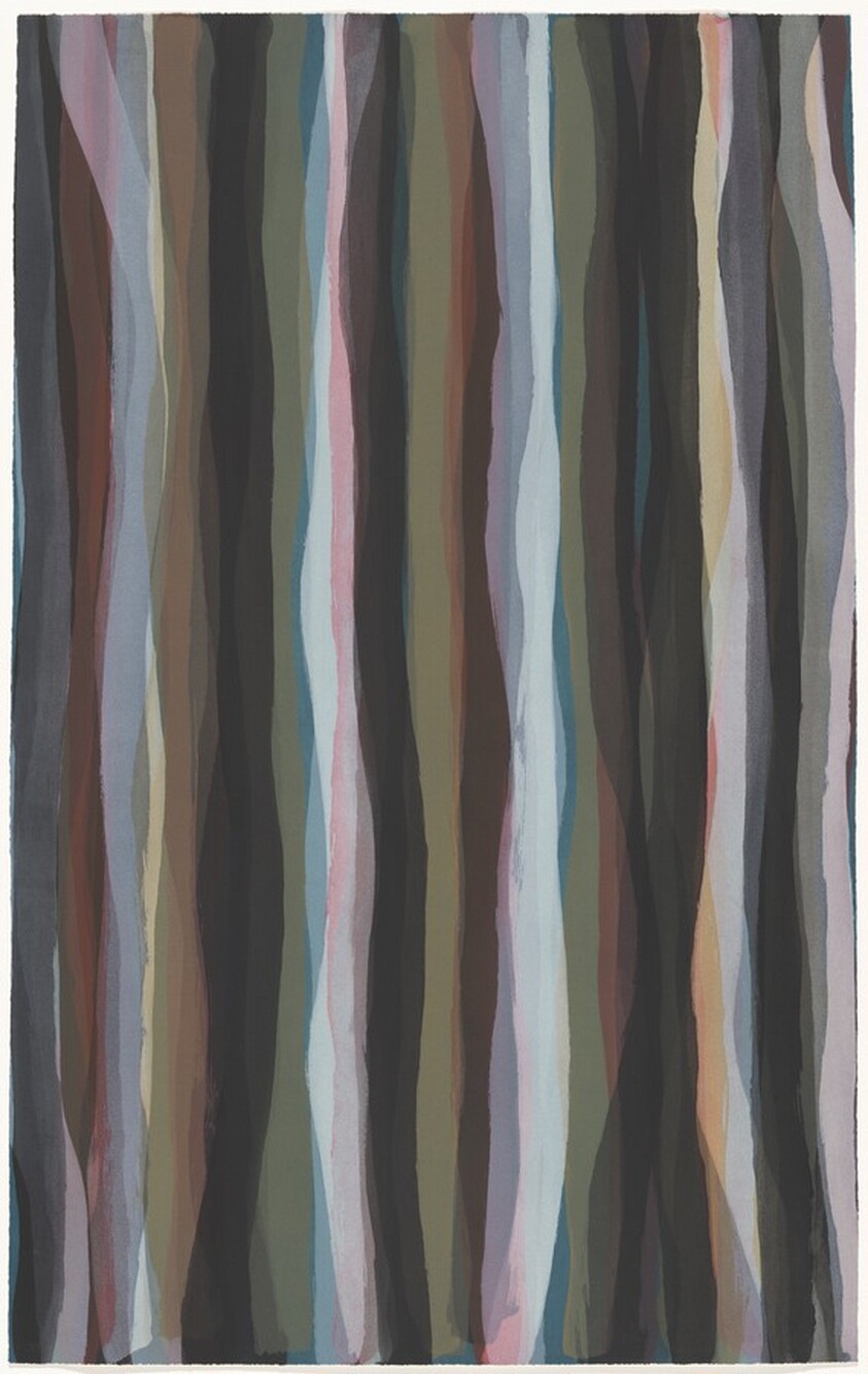 Brushstrokes in Different Colors in Two Directions, Plate #02