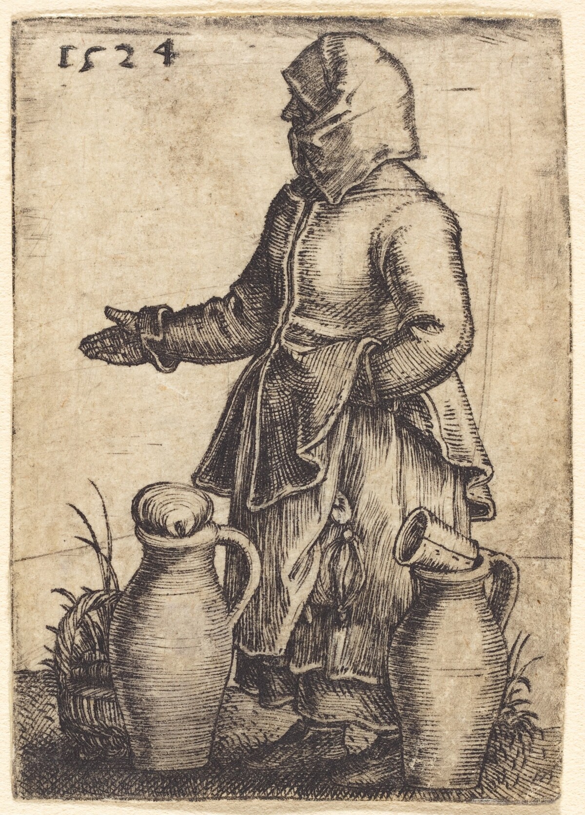 Peasant Woman with Two Jugs