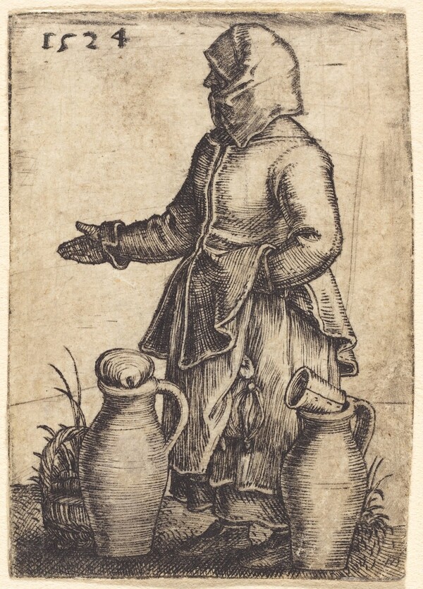Peasant Woman with Two Jugs