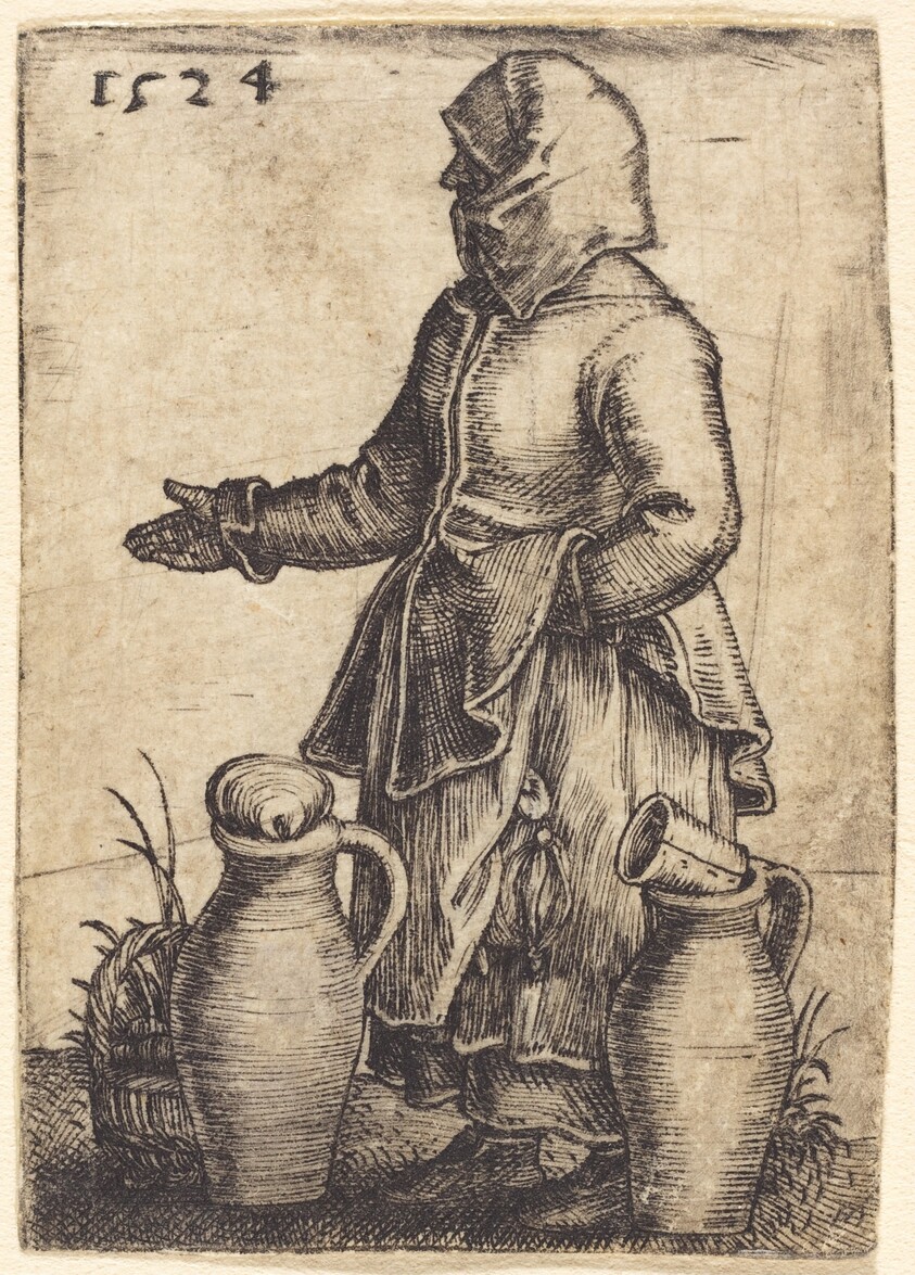 Peasant Woman with Two Jugs