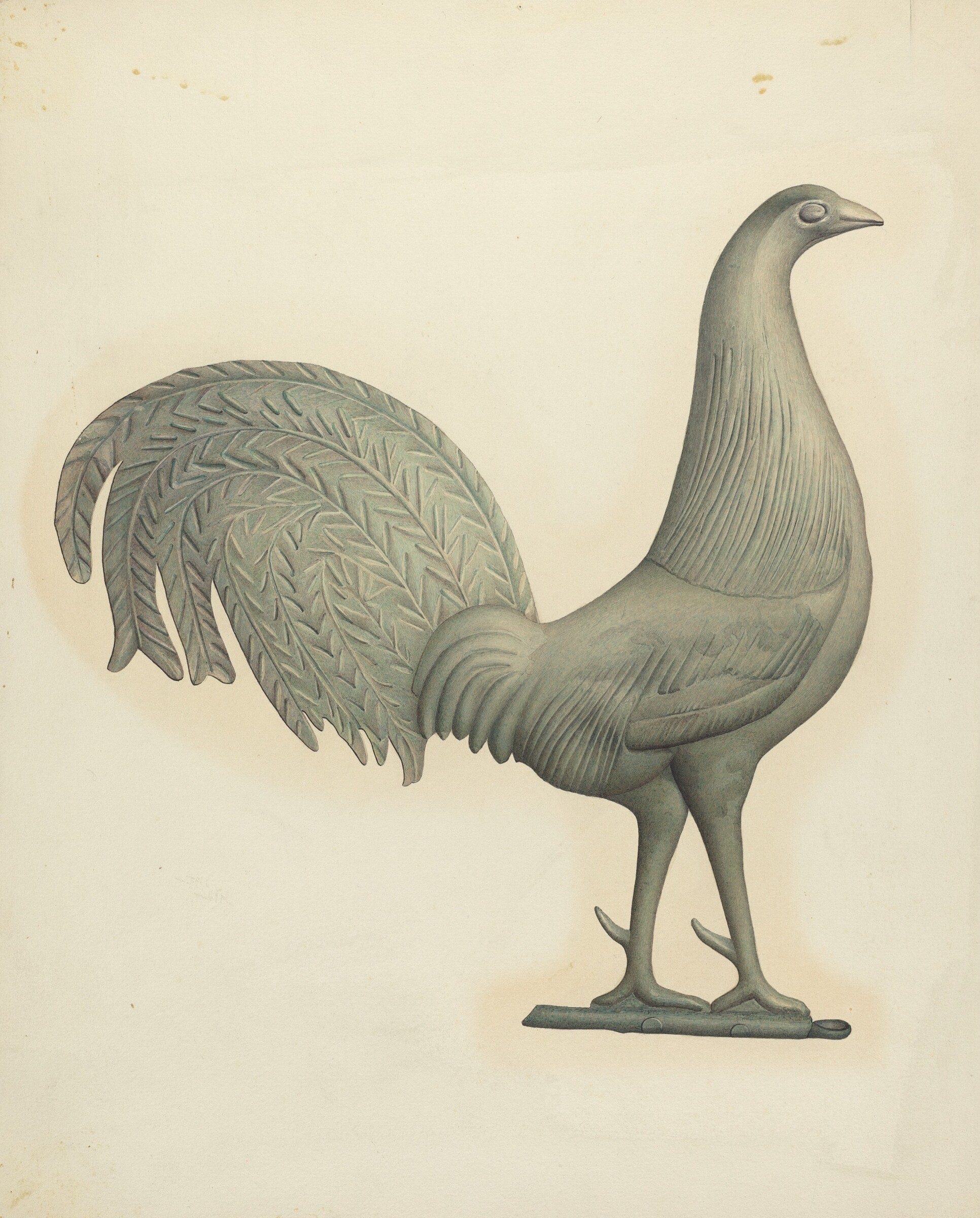 Rooster Weather Vane, Robert Pohle, c. 1945