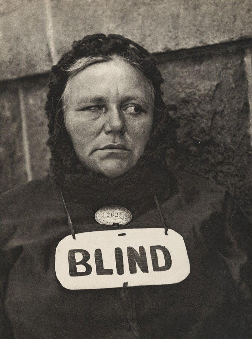 Blind Woman, New York