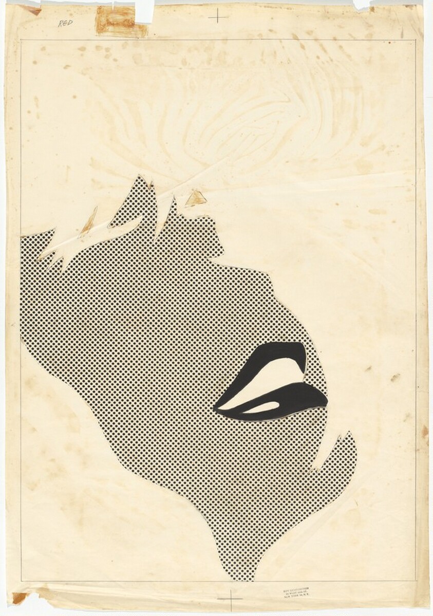 Shipboard Girl: Separation Drawing for Red