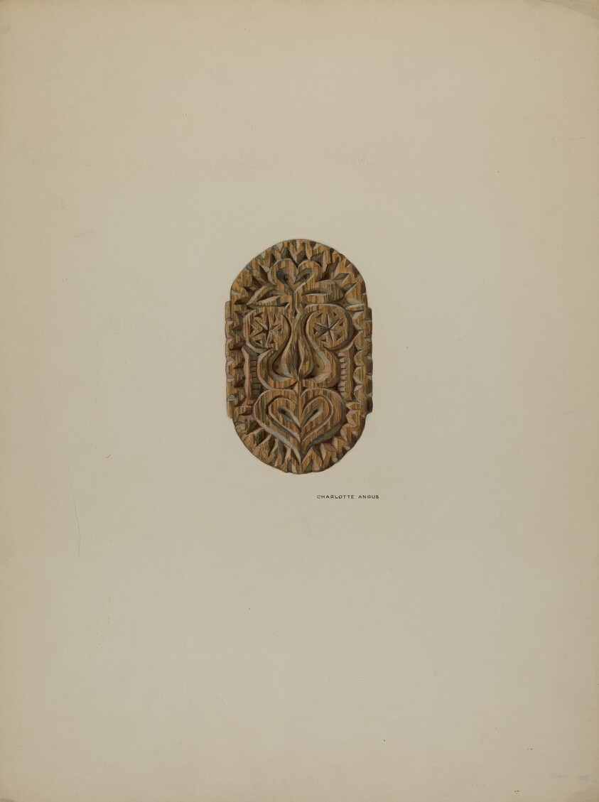 Pa. German Block Used in Pressing and Steaming