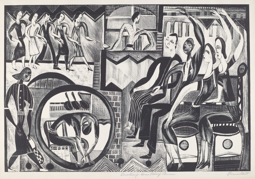 Decorations for Home Relief Bureau