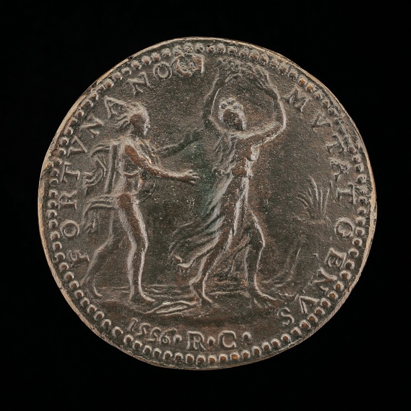 Apollo Pursuing Daphne [reverse]
