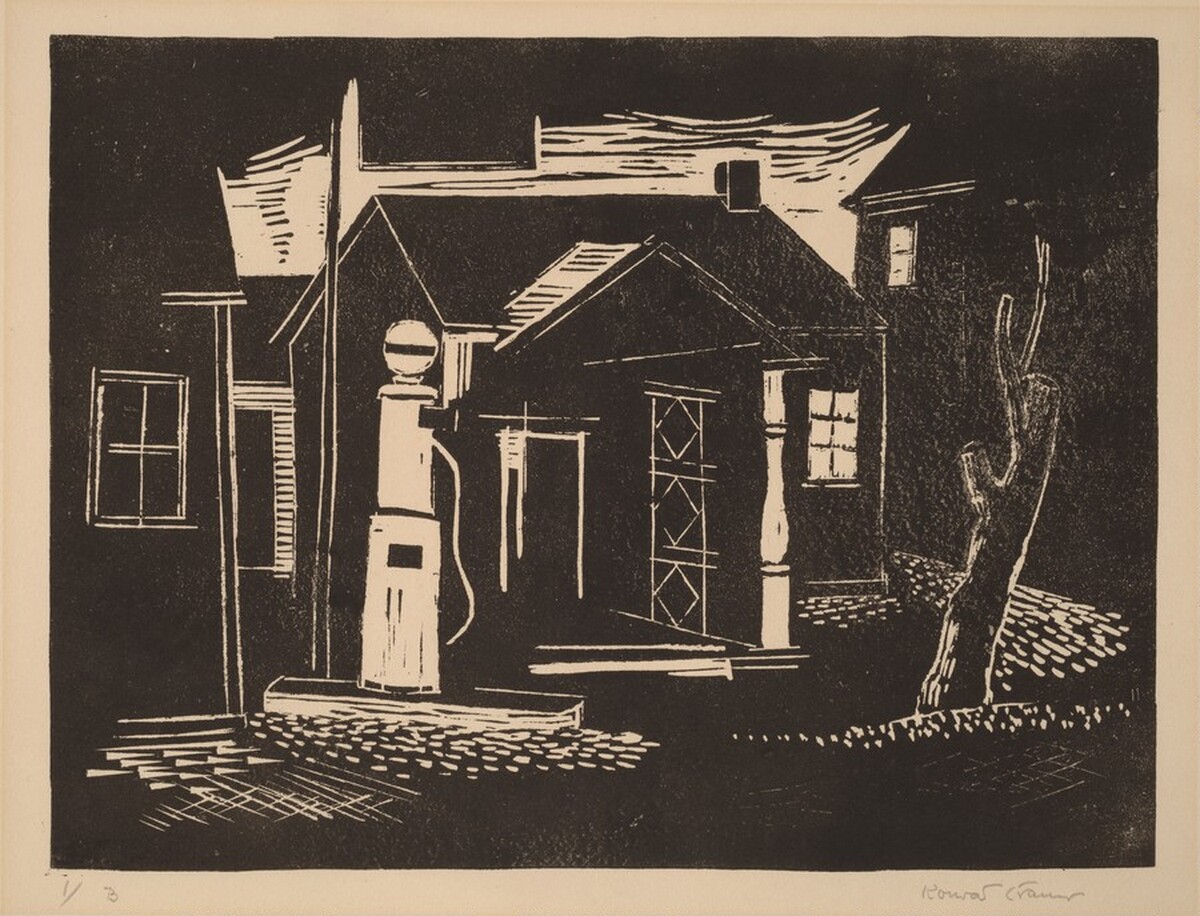 Untitled (Woodstock Gas Station)