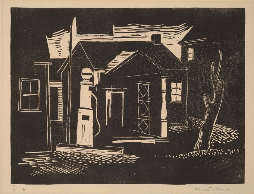 Untitled (Woodstock Gas Station)