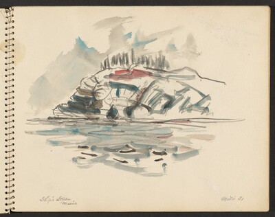 Ship's Stern Island, Maine, John Marin, 1951