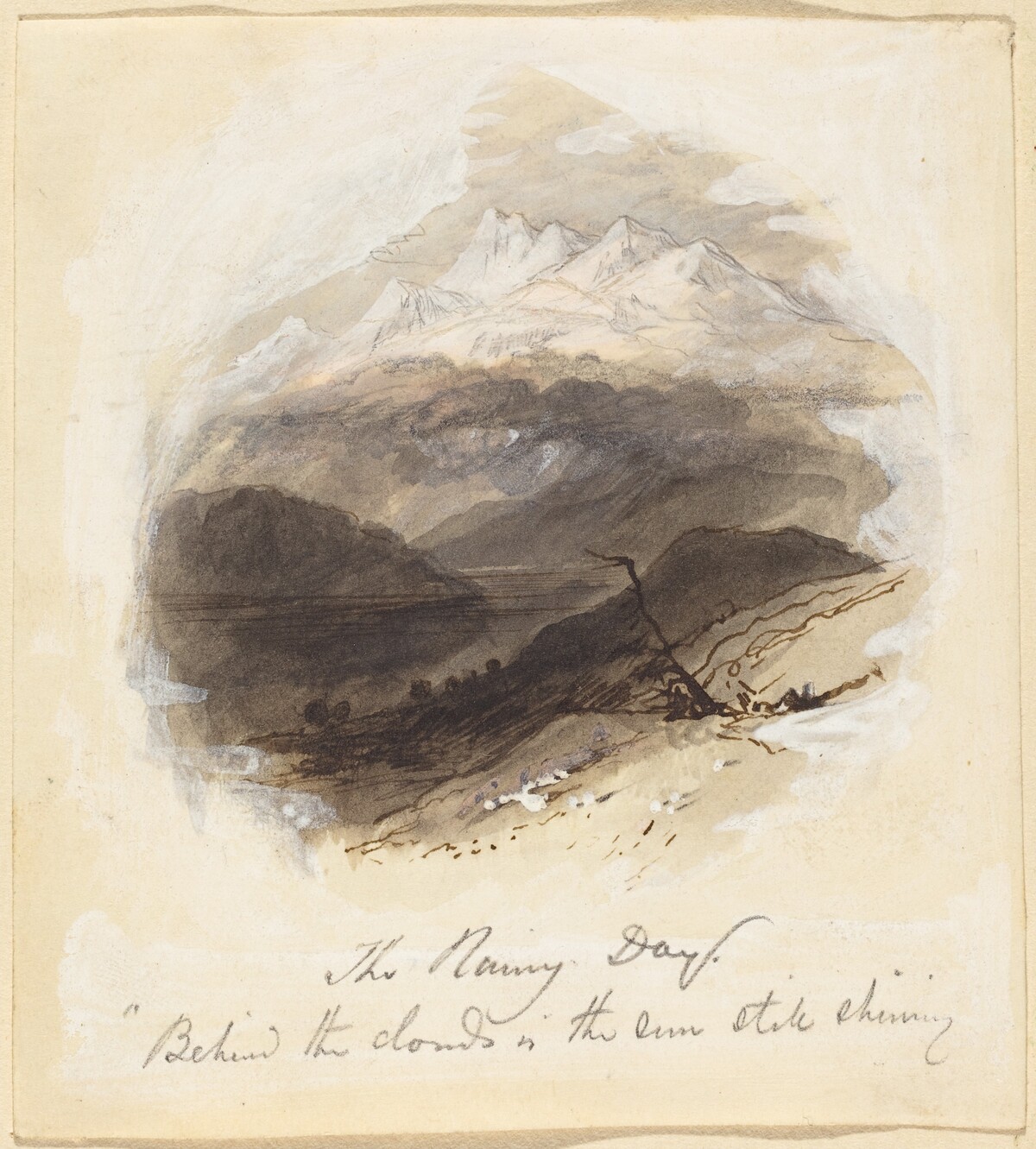 Illustration for Longfellow's "The Rainy Day"