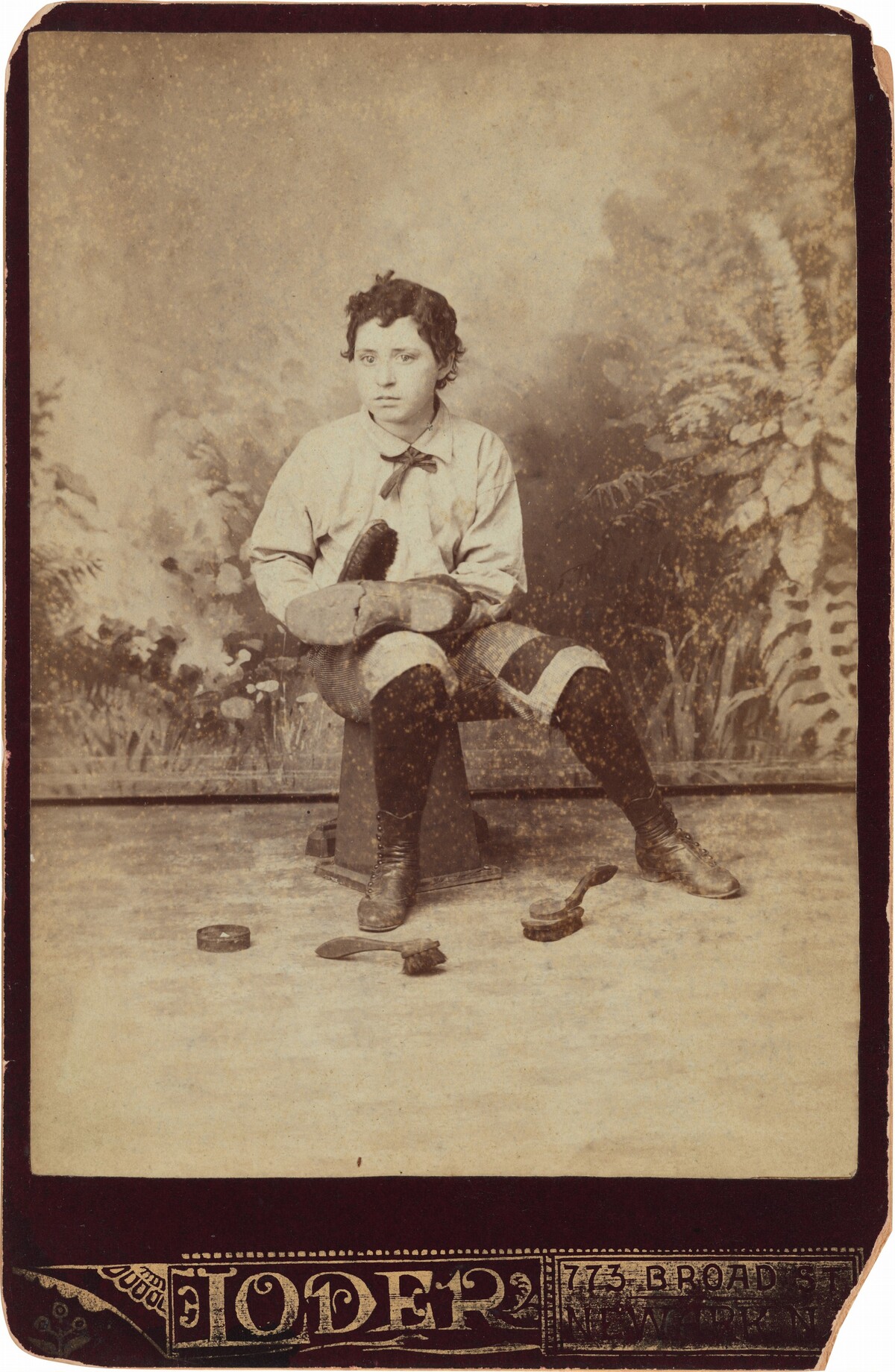 Portrait of a Shoeshine Boy