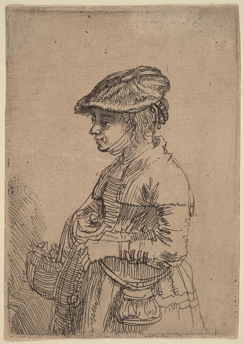 Girl with a Basket