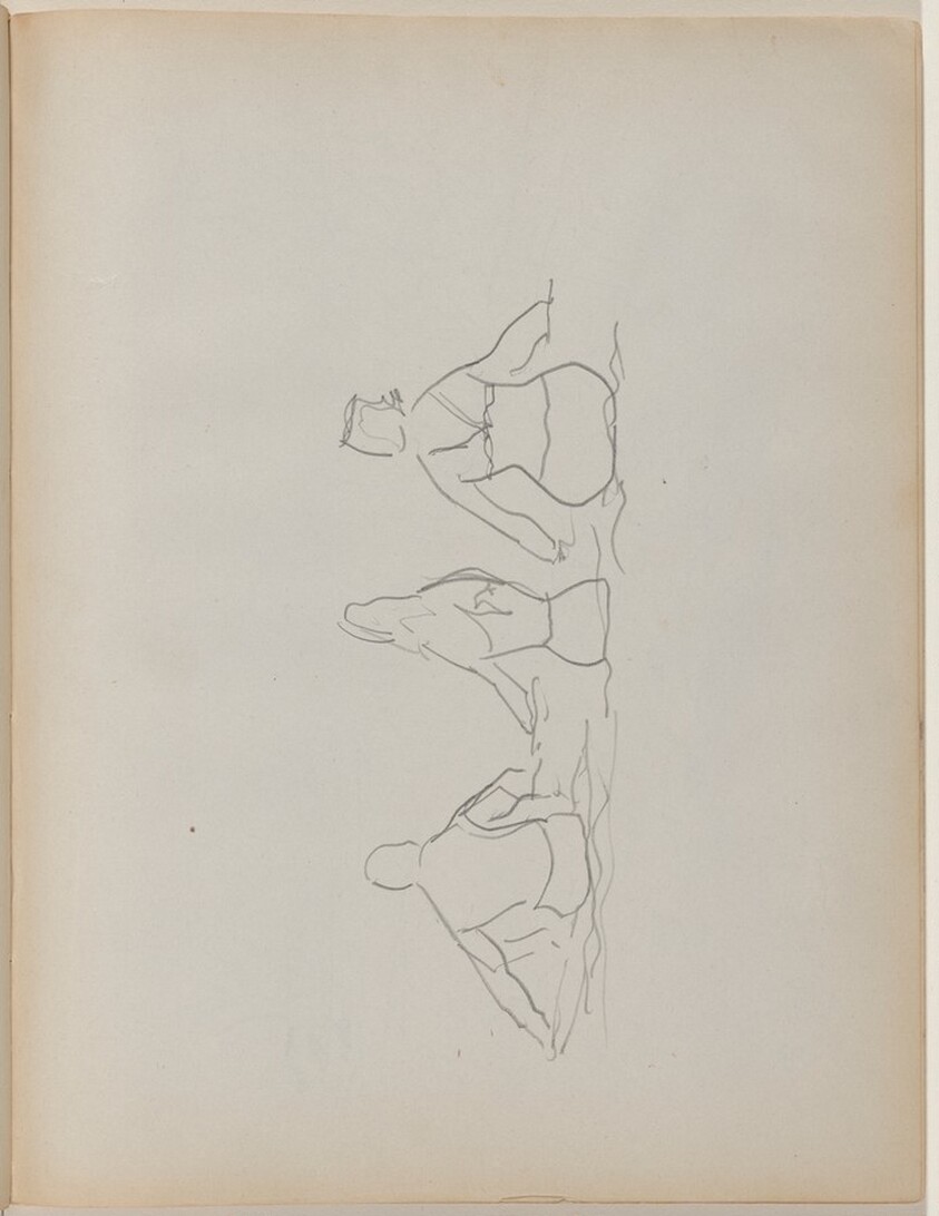 Three Figures on the Beach