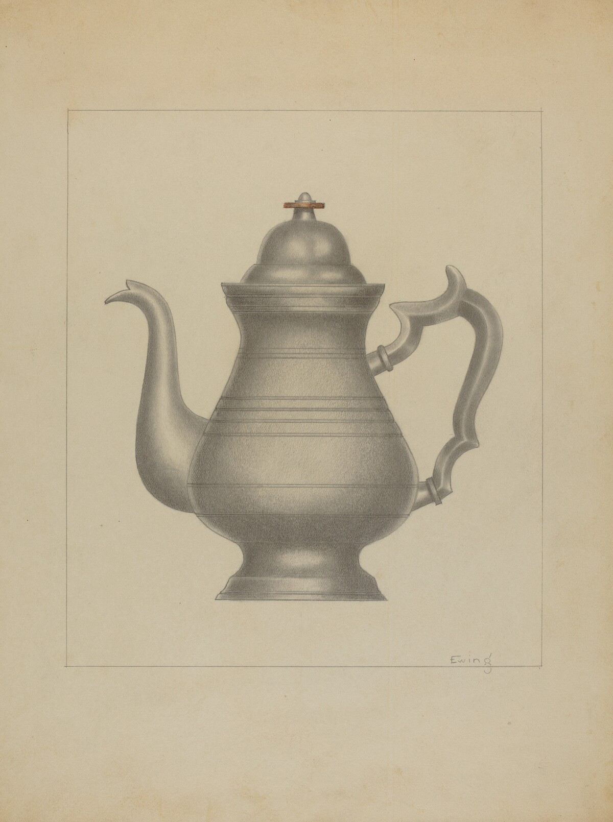 Pewter Coffee Pot