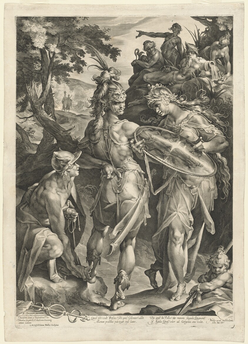 Minerva and Mercury Arming Perseus