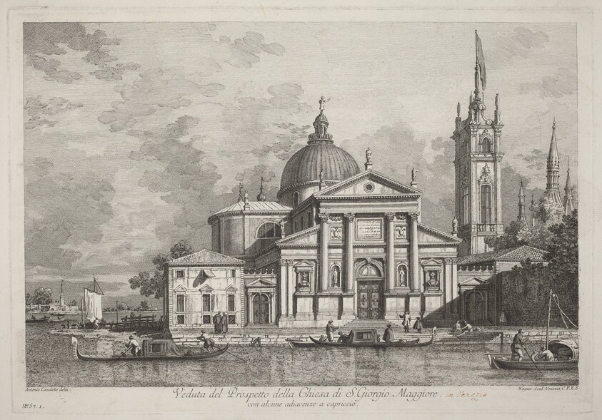 Veduta del Prospetto della Chiesa di S. Giorgio Maggiore