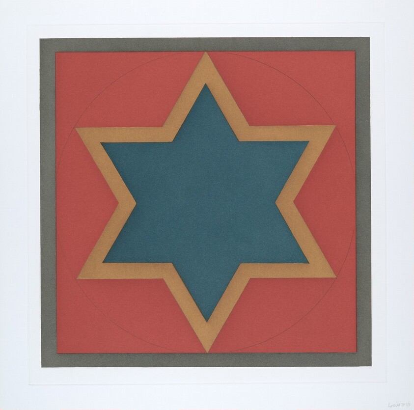 Stars-Blue Center: 6 point