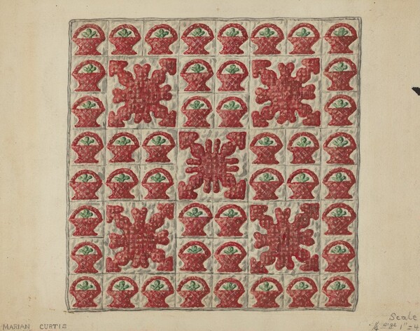 Applique Crib Coverlet