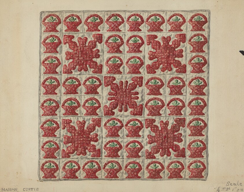 Applique Crib Coverlet