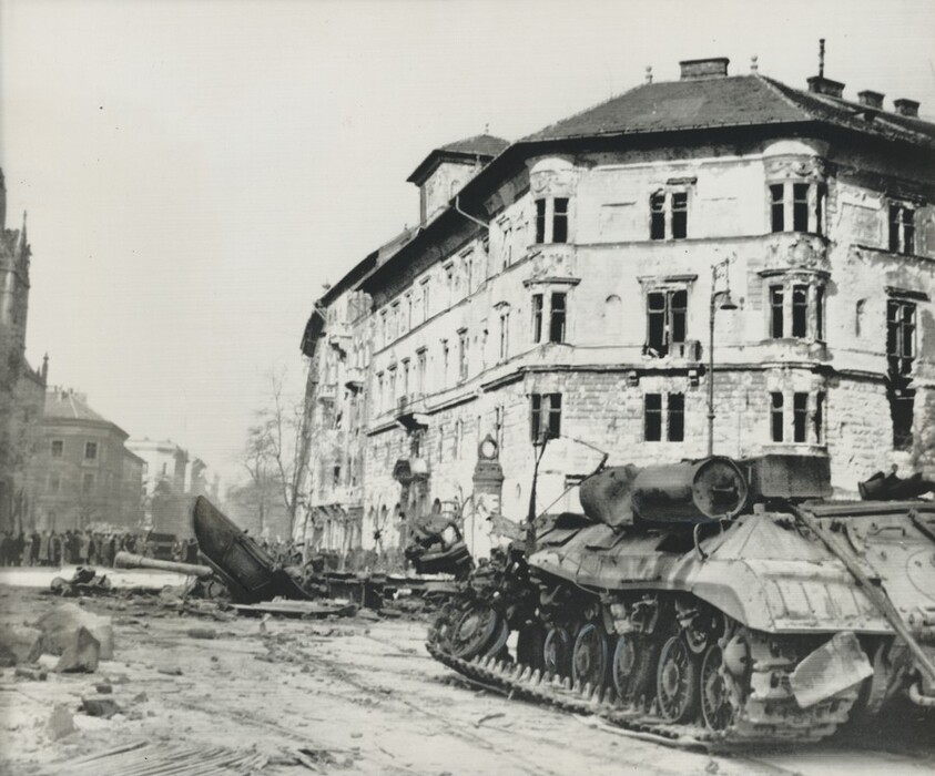 Destroyed Tank, Budapest, Hungary