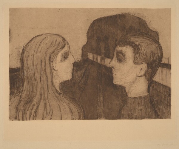 Lovers at the Seaside (Liebespaar am Strande)