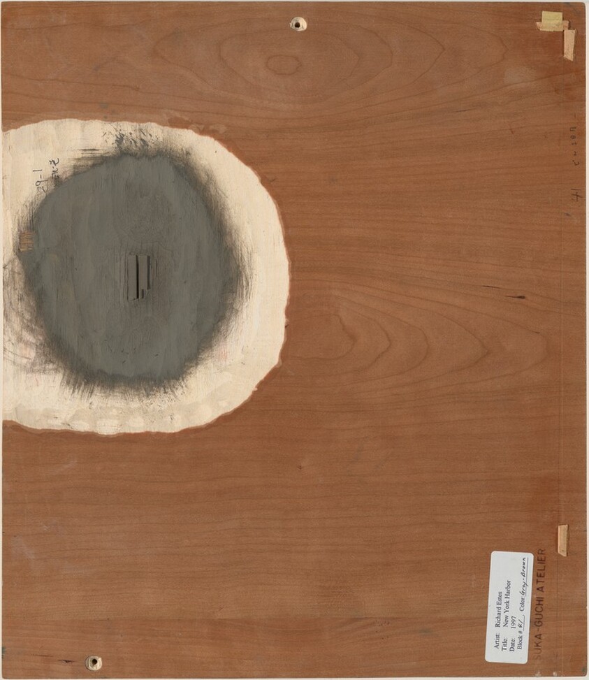 Study VI, New York Harbor [verso, #41, gray-brown]