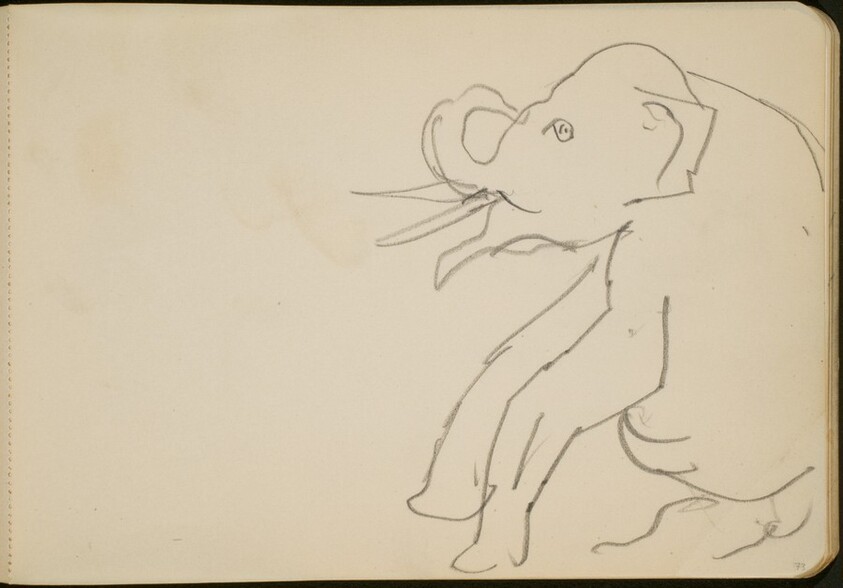 Sitzender Elefant (Seated Elephant) [p. 73]