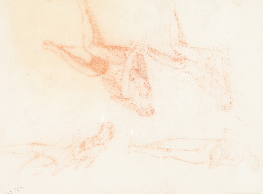 Studies for "The Wise and Foolish Virgins" [recto]