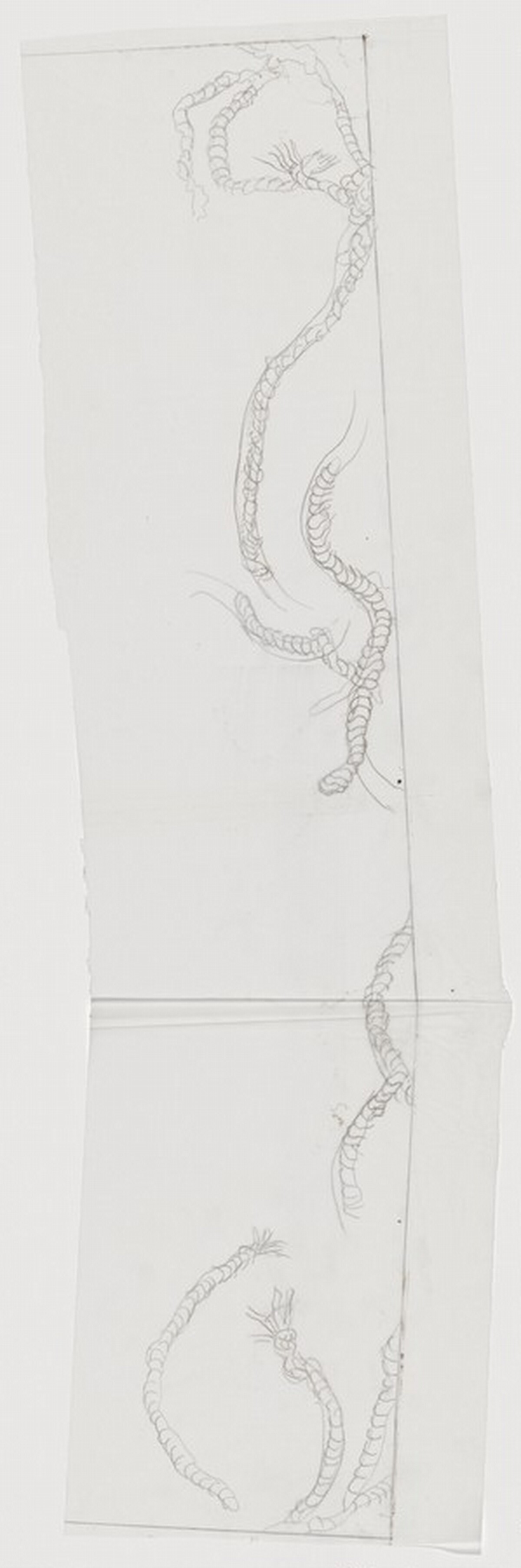 Pontchartrain [preparatory drawing for panel B]