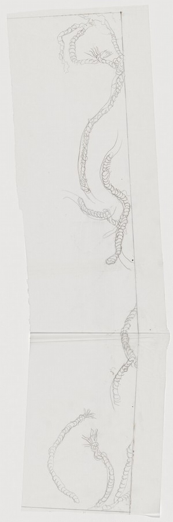 Pontchartrain [preparatory drawing for panel B]