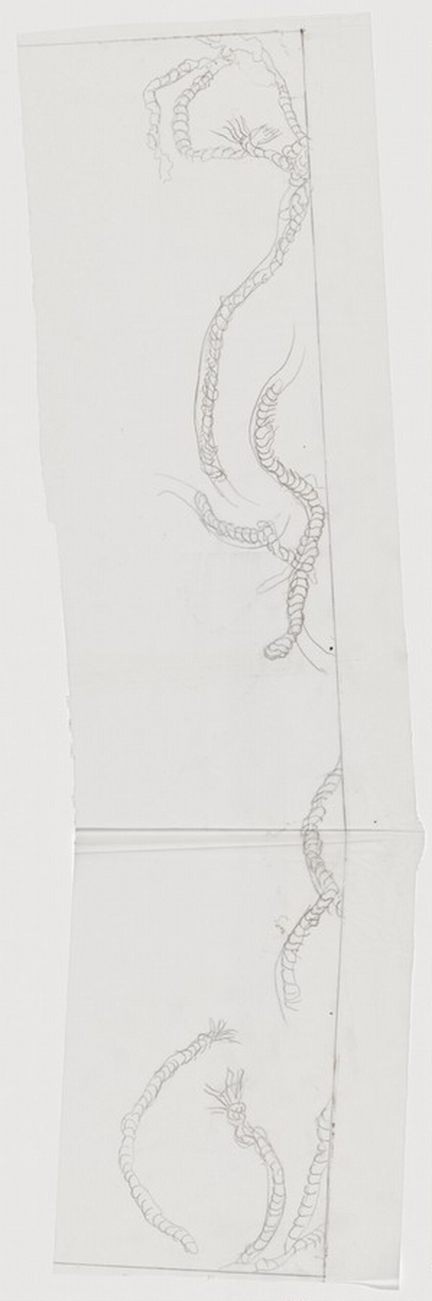 Pontchartrain [preparatory drawing for panel B]